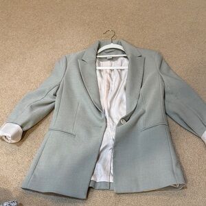 H&M Soft Gray Suit Jacket